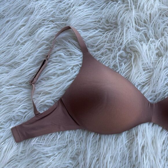 Skims Wireless Form Pushup Plunge Bra Jasper Size 34DDD - Picture 3 of 7